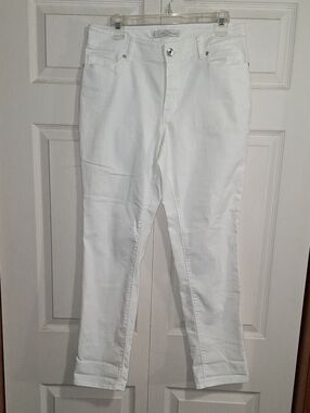 Cato White Stretch Skinny Jeans - 10